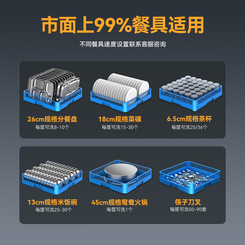 麥大廚旗艦款1.9米通道式單缸單噴單烘干商用洗碗機(jī)